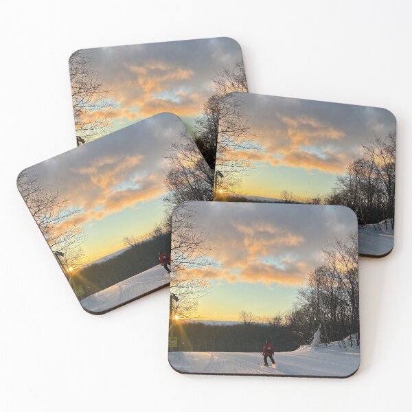 Item preview, Ski patrol first descent at sunrise designed and sold by Catlafond.