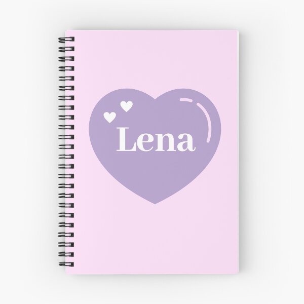 Item preview, Lena Name Girl Purple designed and sold by Monika Howarth.