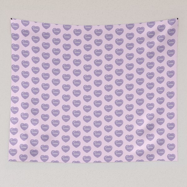 Item preview, Lena Name Girl Purple designed and sold by Monika Howarth.