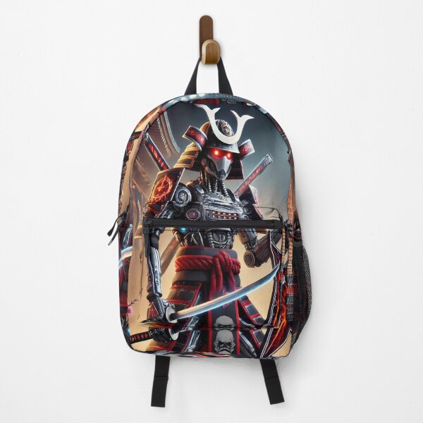Item preview, Rock Samurai Robots in Kimono – Fusion of Tradition and Futurism - Model 5 designed and sold by NeonBot_Shop.
