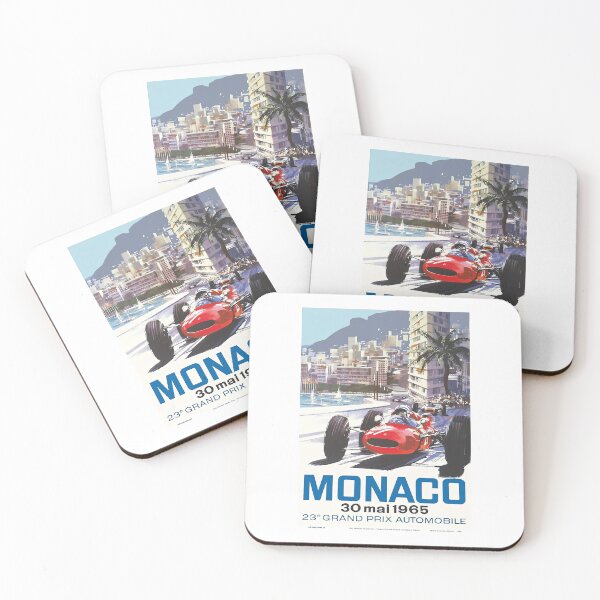 Item preview, Monaco Grand Prix Racing Poster designed and sold by TeeARTHY.