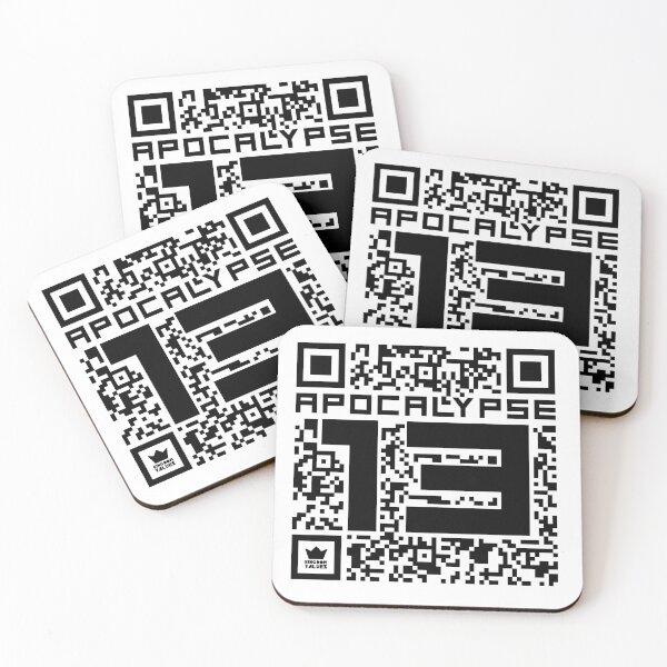 Item preview, Apocalypse 13 QR Code the Number of the Beast 666 designed and sold by kingdomvalues.