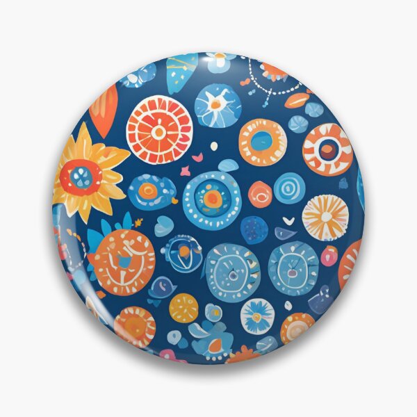 Item preview, Colorful Abstract Pattern with Flowers and Shapes designed and sold by LoveingShop.