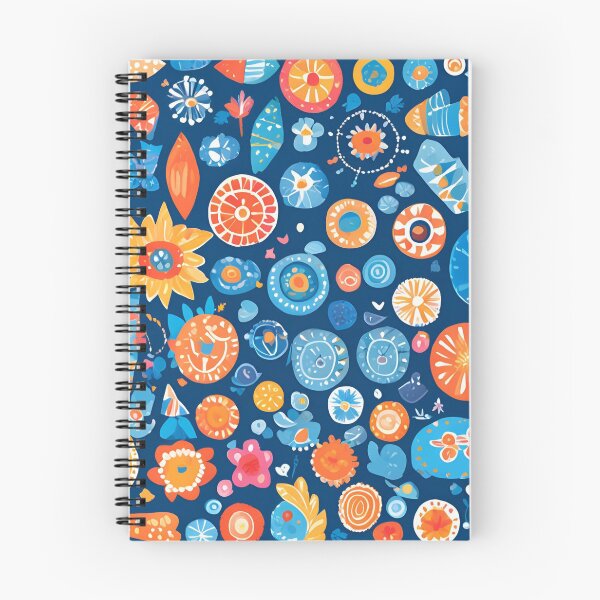 Item preview, Colorful Abstract Pattern with Flowers and Shapes designed and sold by LoveingShop.