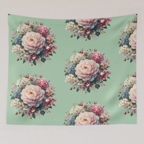 Item preview, Peonies, orchids and hydrangeas. designed and sold by kmzcl.