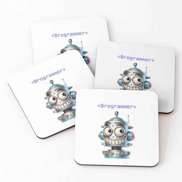 Item preview, Funny Robot Brogrammer Coding Geek Design designed and sold by KuK Designs.