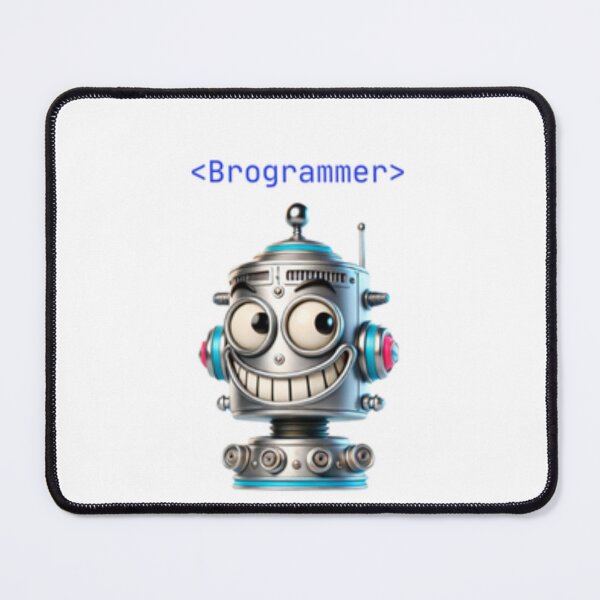 Item preview, Funny Robot Brogrammer Coding Geek Design designed and sold by KuK Designs.