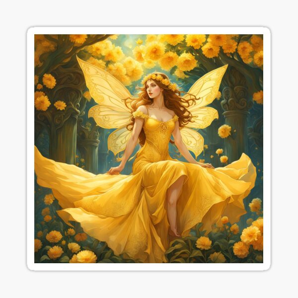 Sunshine Fairy Sticker