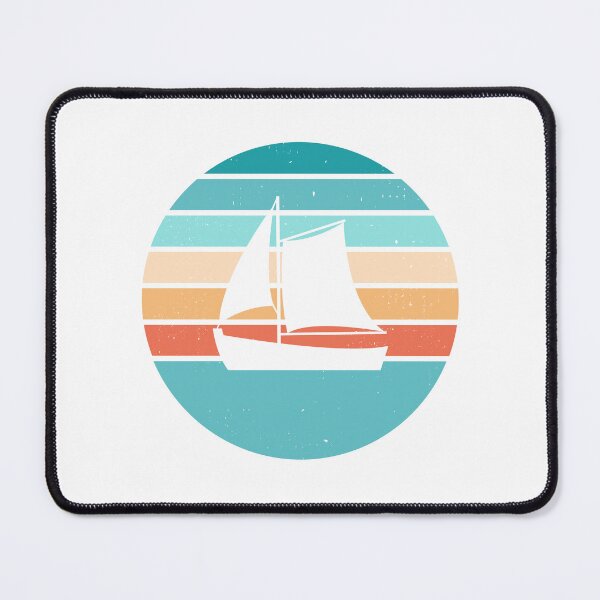Item preview, Distressed Retro Sunset + Sailboat Design designed and sold by NataliePaskell.