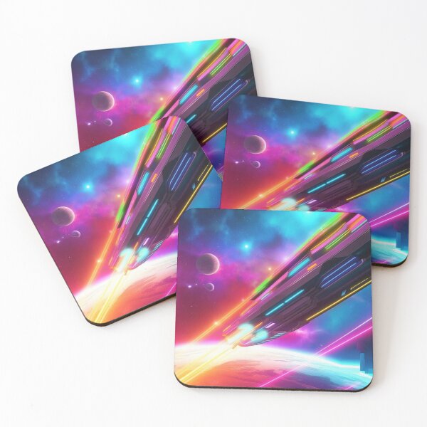 Item preview, Rocket Dreams: Neon Voyage Through the Stars designed and sold by eXtraHumans.