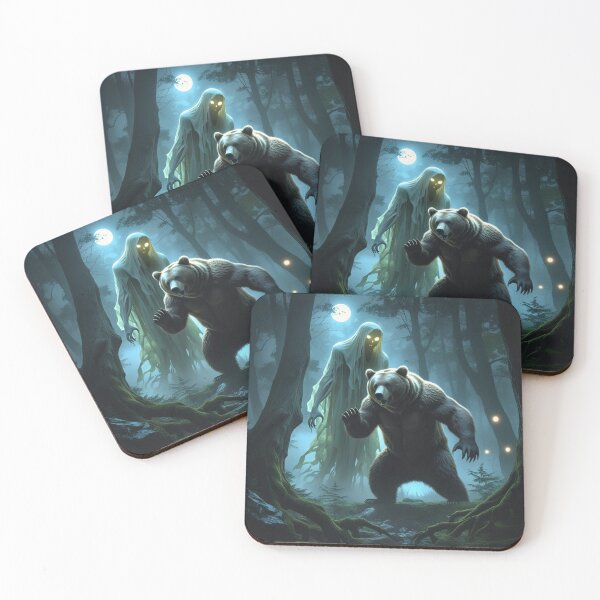 Item preview, Ghost haunting bear designed and sold by Flashmarkett.