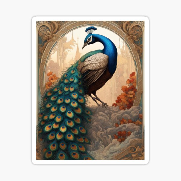 The Peacock Sticker