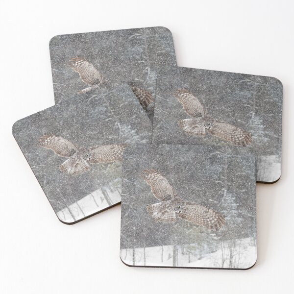 Item preview, Through the Snow - Great Grey Owl designed and sold by James Cumming.
