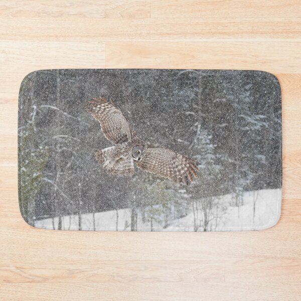 Item preview, Through the Snow - Great Grey Owl designed and sold by James Cumming.
