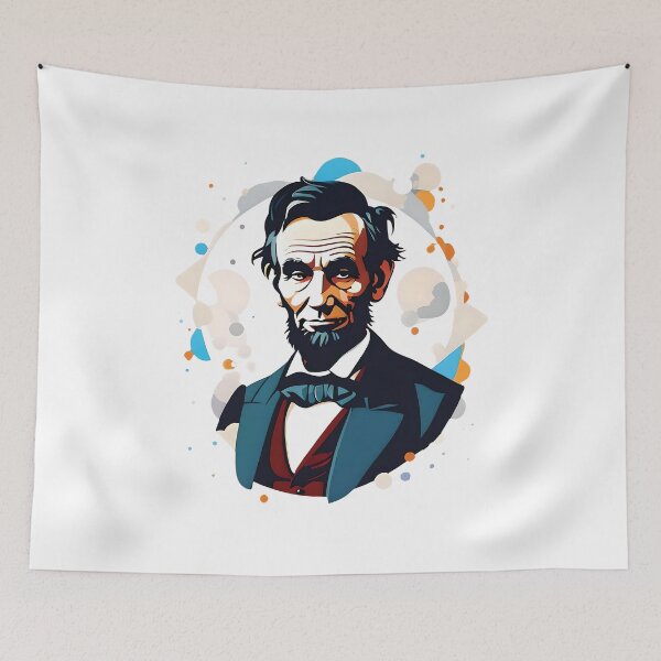 Artikelvorschau, Abraham Lincoln 2 10x9.1 kein Zitat entworfen und verkauft von Dead Presidents.