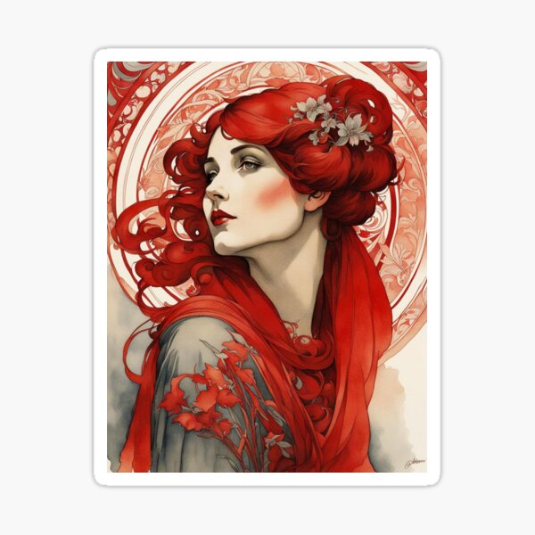 Crimson Creative Sticker