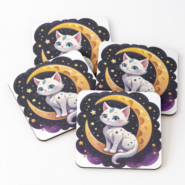 Item preview, Dreamy Cosmic Cat designed and sold by bubbleshop01.