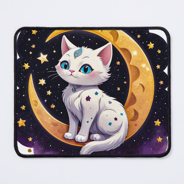 Item preview, Dreamy Cosmic Cat designed and sold by bubbleshop01.