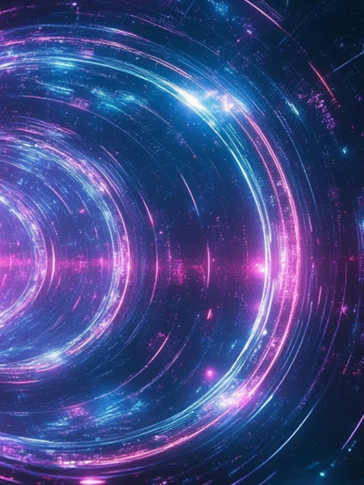Thumbnail 4 of 4, iPhone Case, Secrets of the Quantum Realm: Canvas Paintings of Infinity designed and sold by eXtraHumans.