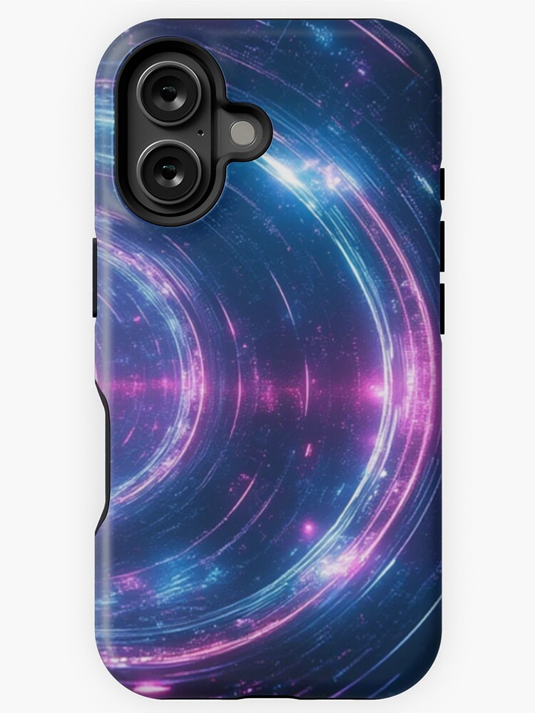 Thumbnail 1 of 4, iPhone Case, Secrets of the Quantum Realm: Canvas Paintings of Infinity designed and sold by eXtraHumans.