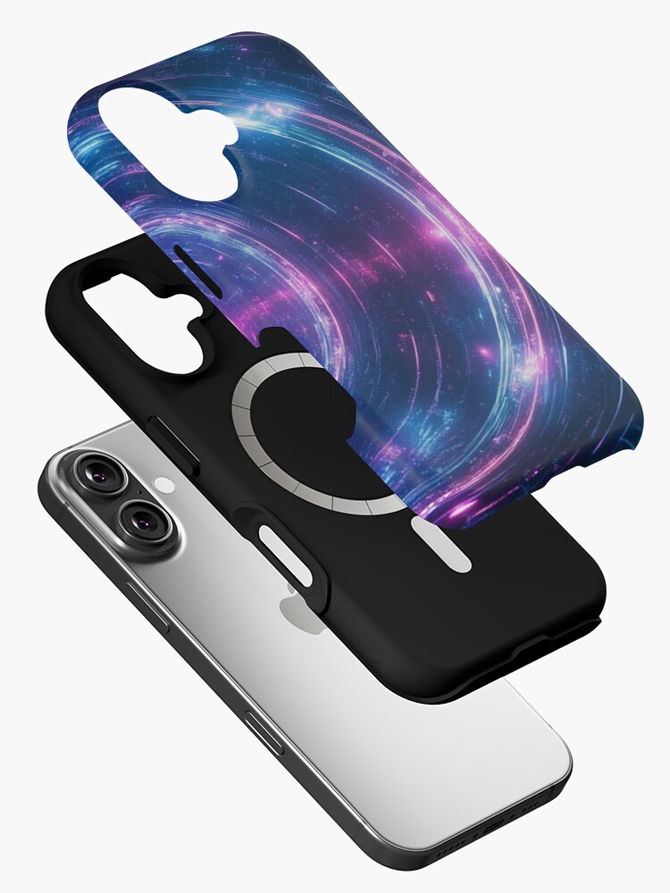 Thumbnail 2 of 4, iPhone Case, Secrets of the Quantum Realm: Canvas Paintings of Infinity designed and sold by eXtraHumans.
