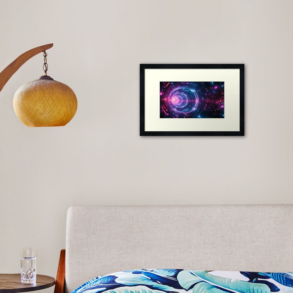 Item preview, Framed Art Print designed and sold by eXtraHumans.