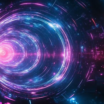 Artwork thumbnail, Secrets of the Quantum Realm: Canvas Paintings of Infinity by eXtraHumans