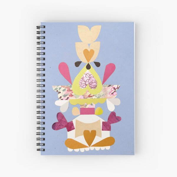 Handmade Valentine Spiral Notebook