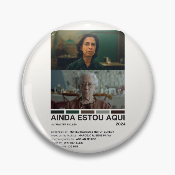 Item preview, Ainda Estou Aqui (2024) Movie Poster (PT-BR) designed and sold by YellowishCat15.