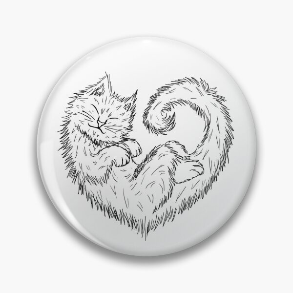 Item preview, Heartshaped Cat designed and sold by SillyDarkShop.