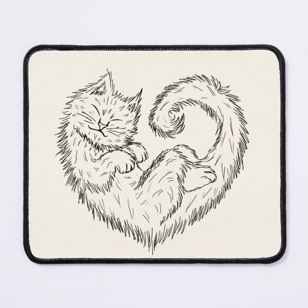 Item preview, Heartshaped Cat designed and sold by SillyDarkShop.