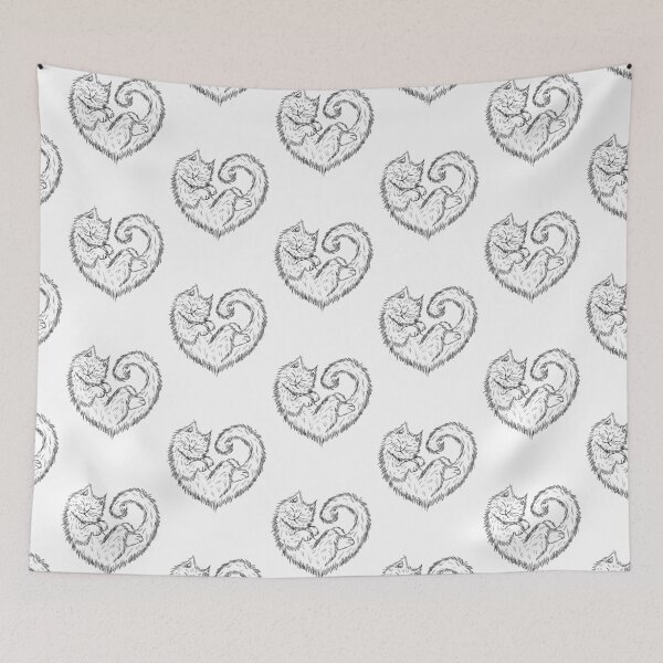 Item preview, Heartshaped Cat designed and sold by SillyDarkShop.