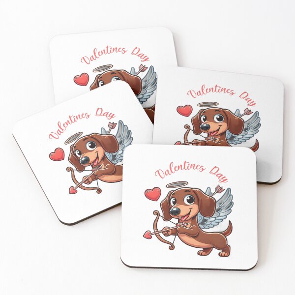Item preview, Cute Valentine's Day Dog T-Shirt designed and sold by justforart91.