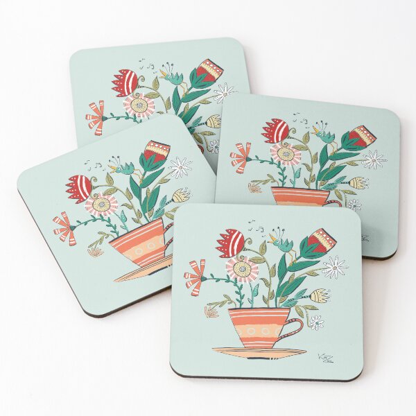 Item preview, Spring florals with a bird designed and sold by KOUZZA.