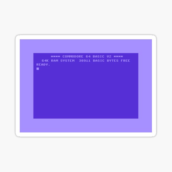 Artikel-Vorschau von Commodore C64 Basic - C64 Basic, designt und verkauft von chromavibes-art.