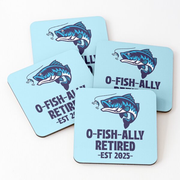 Item preview, O-fish-ally retired est 2025 designed and sold by 87-Aesthetics.