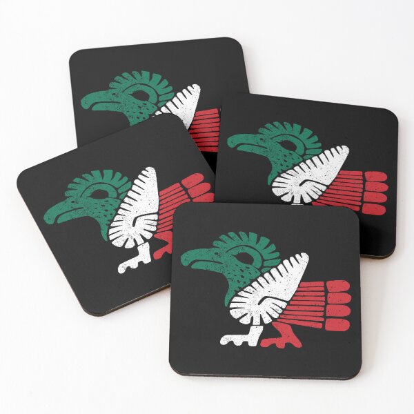 Item preview, Mexico Flag - Mexican Eagle Aztec Style designed and sold by Blok45.
