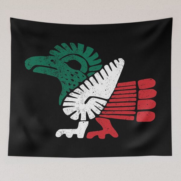 Item preview, Mexico Flag - Mexican Eagle Aztec Style designed and sold by Blok45.