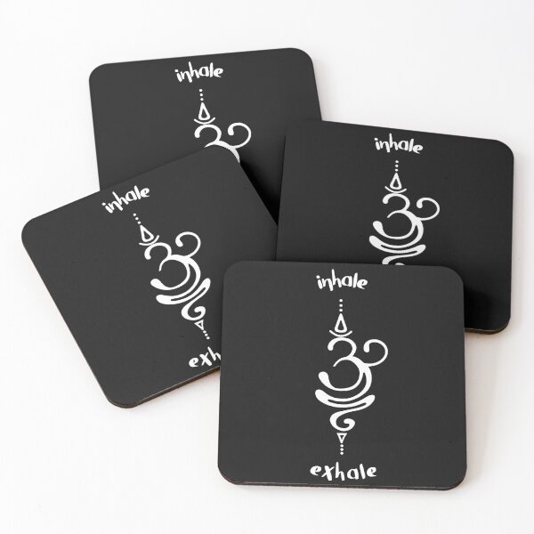 Item preview, Breathing Symbol Inhale Exhale Back Print Yoga Lover designed and sold by AlameaDesign.
