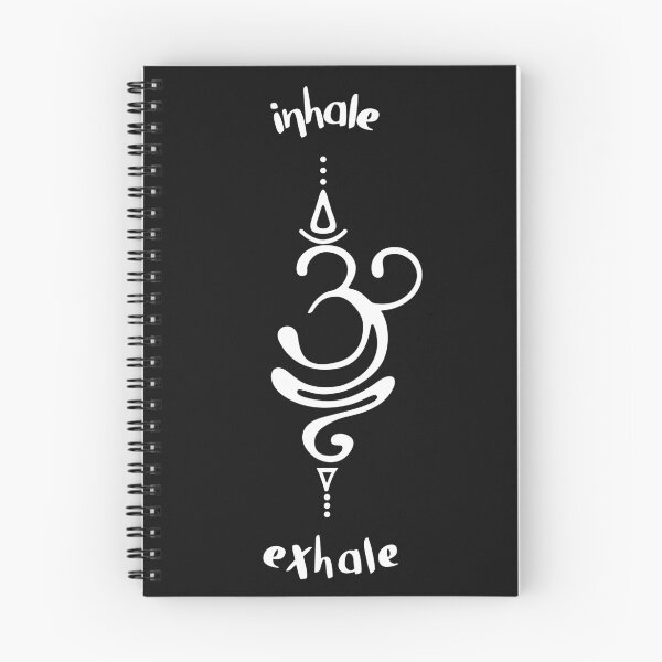 Item preview, Breathing Symbol Inhale Exhale Back Print Yoga Lover designed and sold by AlameaDesign.