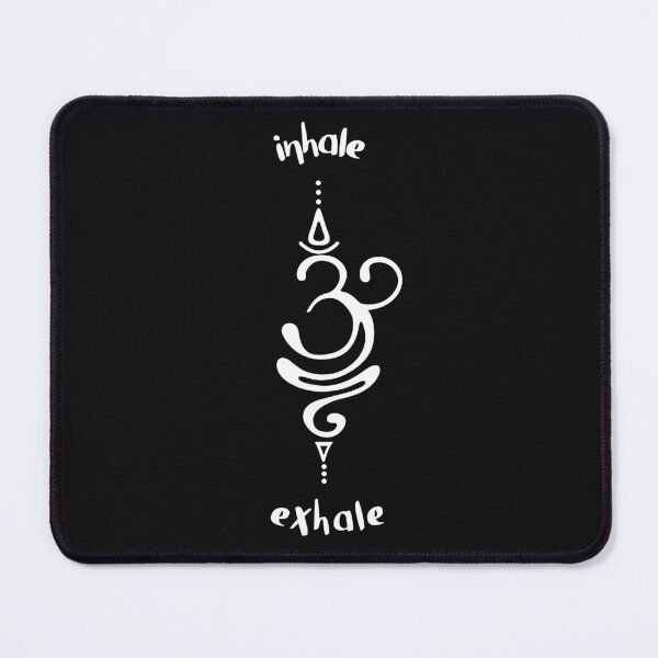 Item preview, Breathing Symbol Inhale Exhale Back Print Yoga Lover designed and sold by AlameaDesign.