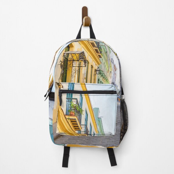 Item preview, Colorful Havana street with vintage charm designed and sold by Bentenya.
