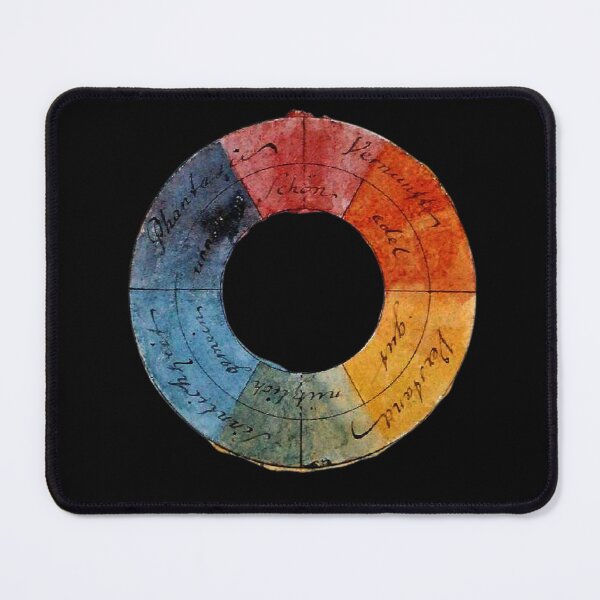 Item preview, Vintage Color Wheel Art Print | Antique Rainbow Watercolor Studio Decor designed and sold by NiobesSkein.