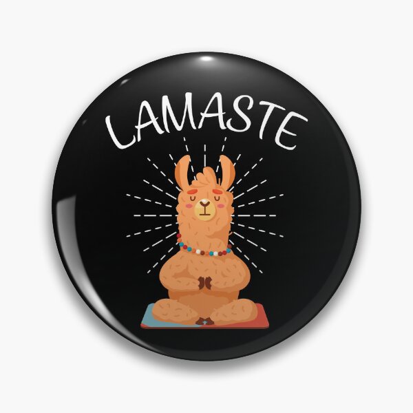 Item preview, Lamaste – Funny Lama in Meditation designed and sold by AlameaDesign.