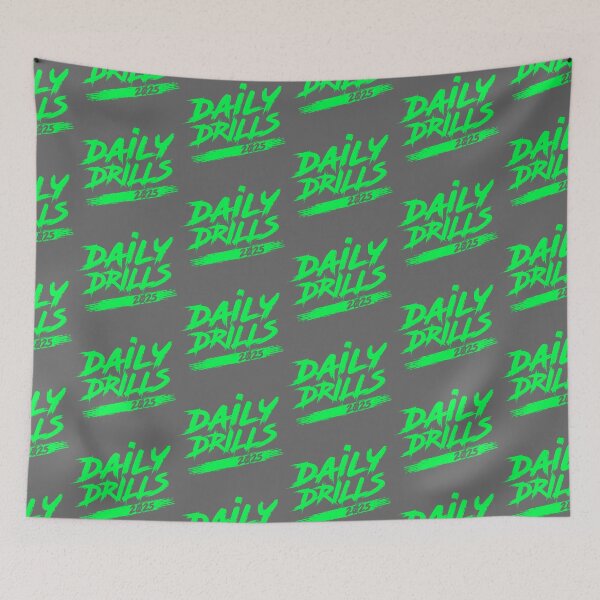 Item preview, daily drills Hardcore designed and sold by WA-IF shop.