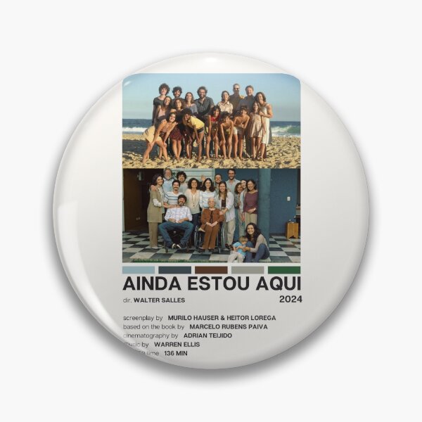 Item preview, Ainda Estou Aqui (2024) Movie Poster (PT-BR) designed and sold by YellowishCat15.