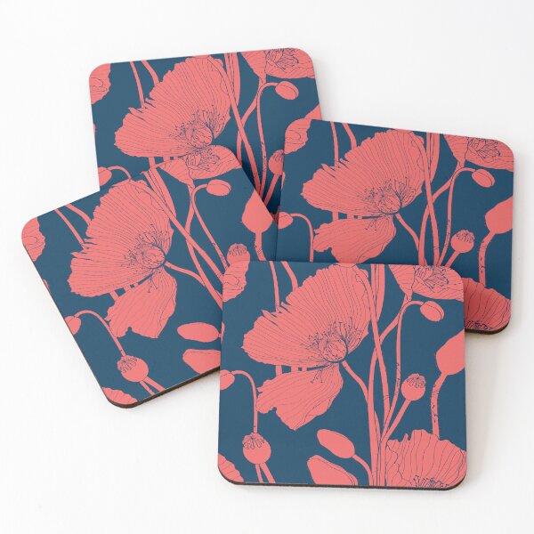 Item preview, Flower poppy background. Flourish tiled ornamental texture with flowers.  designed and sold by MatyKotiv.