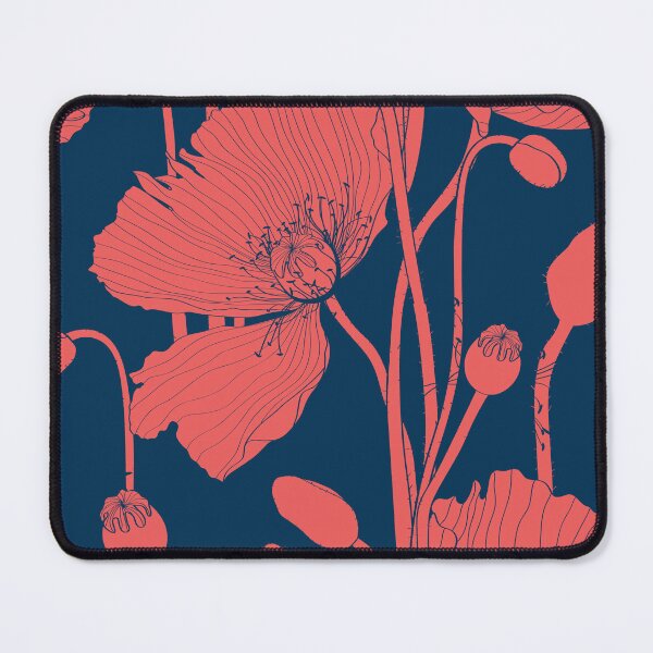 Item preview, Flower poppy background. Flourish tiled ornamental texture with flowers.  designed and sold by MatyKotiv.