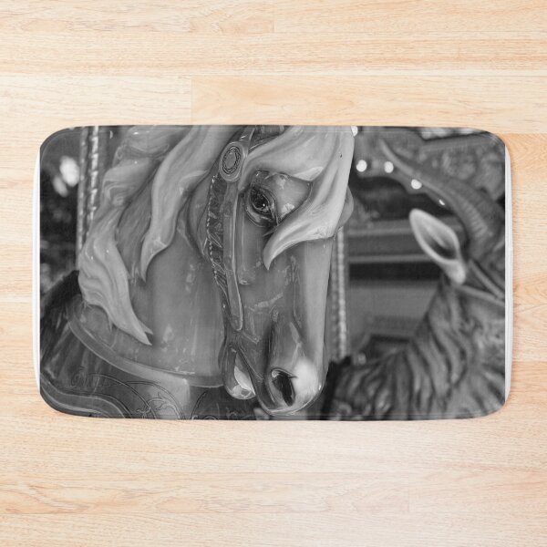 Item preview, Carousel Horse (B/W) designed and sold by Crystal Vision Photo Art.