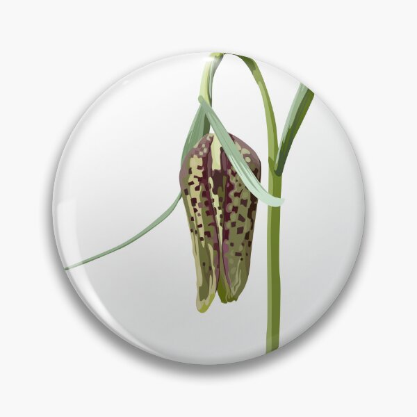 Item preview, Hand drawn wild flower fritillary meleagris (snake's head lazarus bell, chequered lily, chequered daffodil, drooping tulip). designed and sold by MatyKotiv.